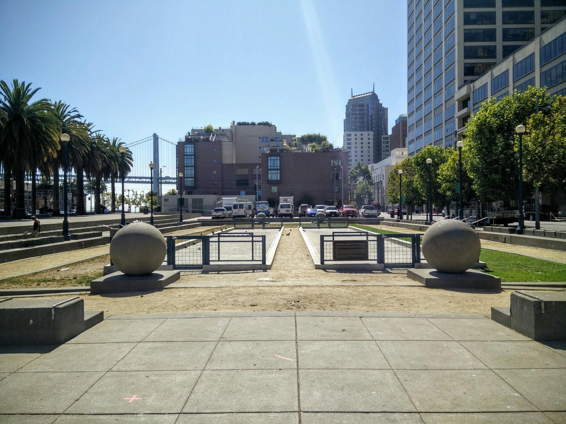 Some open space near the Ferry Building