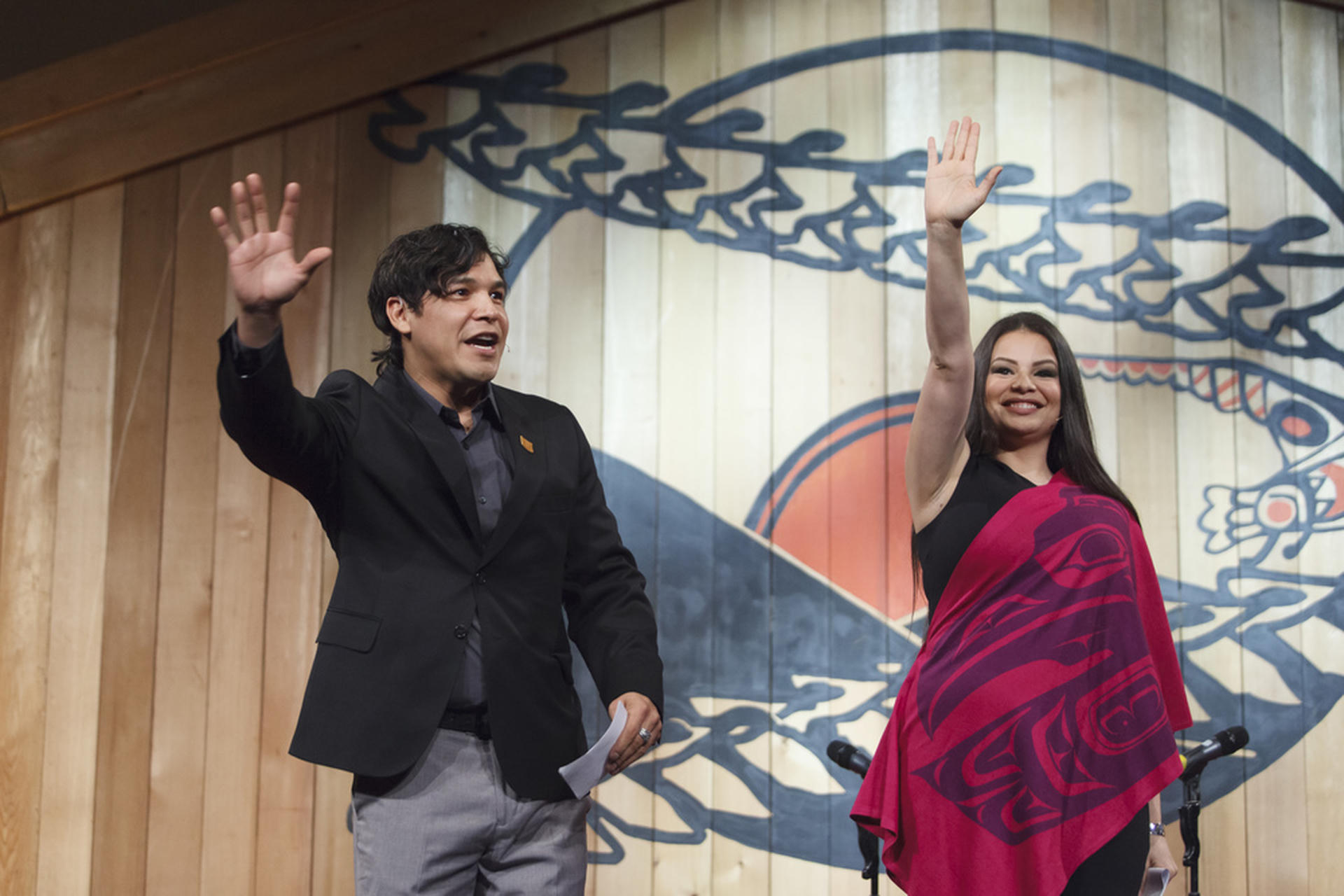 Our Masters of Ceremonies, Nathaniel and Madelaine, were very entertaining.