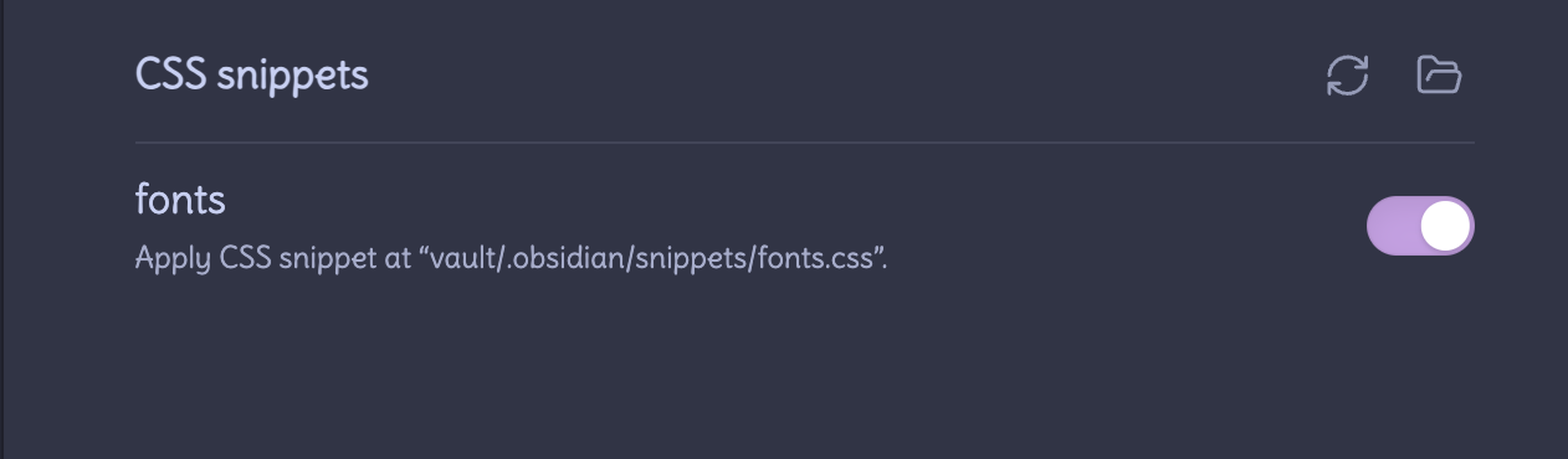 Custom fonts in Obsidian